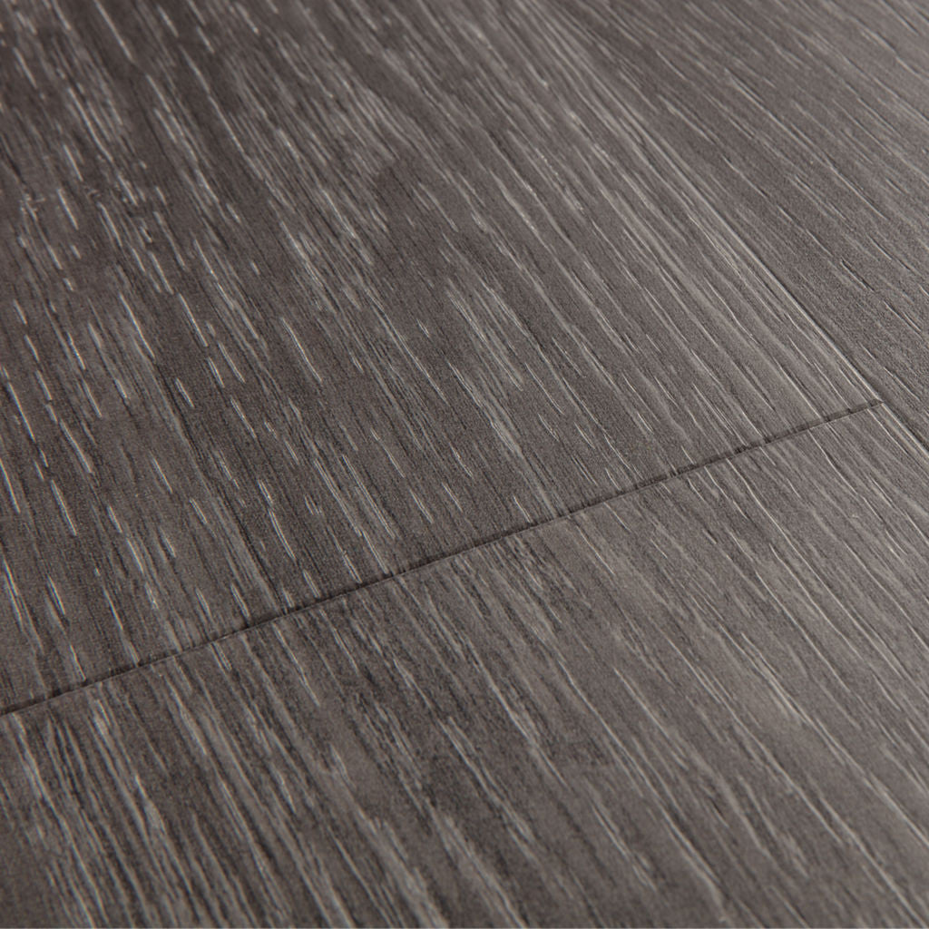 Quick-Step Alpha Vinyl Blos – Silk Oak Dark Grey Rigid Vinyl Flooring (AVSPU40060) - Premium Quick-Step collection featuring oak luxury vinyl tile flooring with waterproof technology and easy click-fit installation