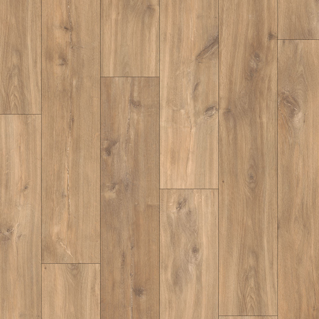 Quick-Step Classic Midnight Oak Natural CLM1487 8mm Laminate Flooring (CLM1487) - Premium Quick-Step collection featuring oak luxury vinyl tile flooring with waterproof technology and easy click-fit installation