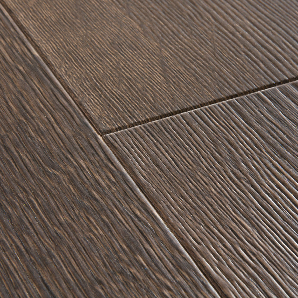 Quick‑Step Majestic Desert Oak Brushed Dark Brown 9.5mm Laminate Flooring (MJ3553) - Premium Quick-Step collection featuring oak luxury vinyl tile flooring with waterproof technology and easy click-fit installation
