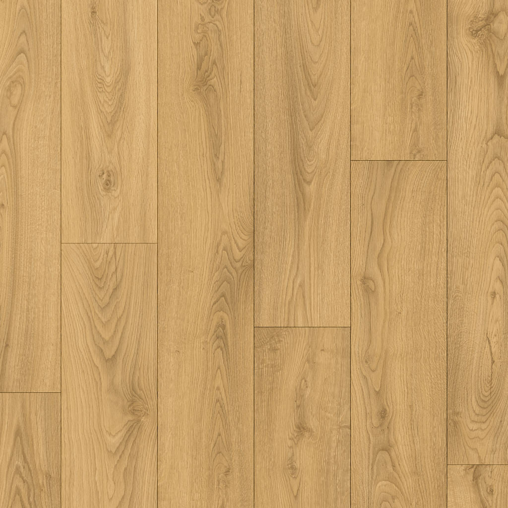 Quick-Step Classic Sandy Oak CLM5801 8mm Laminate Flooring (CLM5801) - Premium Quick-Step collection featuring oak luxury vinyl tile flooring with waterproof technology and easy click-fit installation