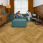 Quick-Step Alpha Vinyl Ciro Botanic Smoked Oak AVHBU40363 - Premium Quick-Step collection featuring oak luxury vinyl tile flooring with waterproof technology and easy click-fit installation