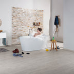 Quick‑Step Impressive Patina Classic Oak Grey Planks 8mm Laminate Flooring (IM3560) - Premium Impressive collection featuring oak luxury vinyl tile flooring with waterproof technology and easy click-fit installation