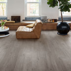 Quick-Step Alpha Bloom – Cotton Oak Cozy Grey LVT Flooring (AVMPU40202) - Premium Alpha Bloom collection featuring oak luxury vinyl tile flooring with waterproof technology and easy click-fit installation