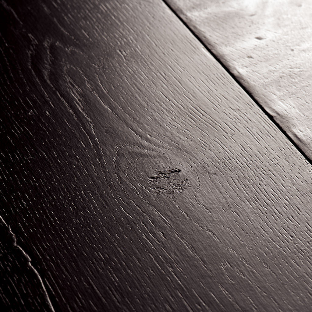 Quick-Step Capture Painted Oak Black SIG4755 9mm Laminate Flooring (SIG4755) - Premium Quick-Step collection featuring oak luxury vinyl tile flooring with waterproof technology and easy click-fit installation