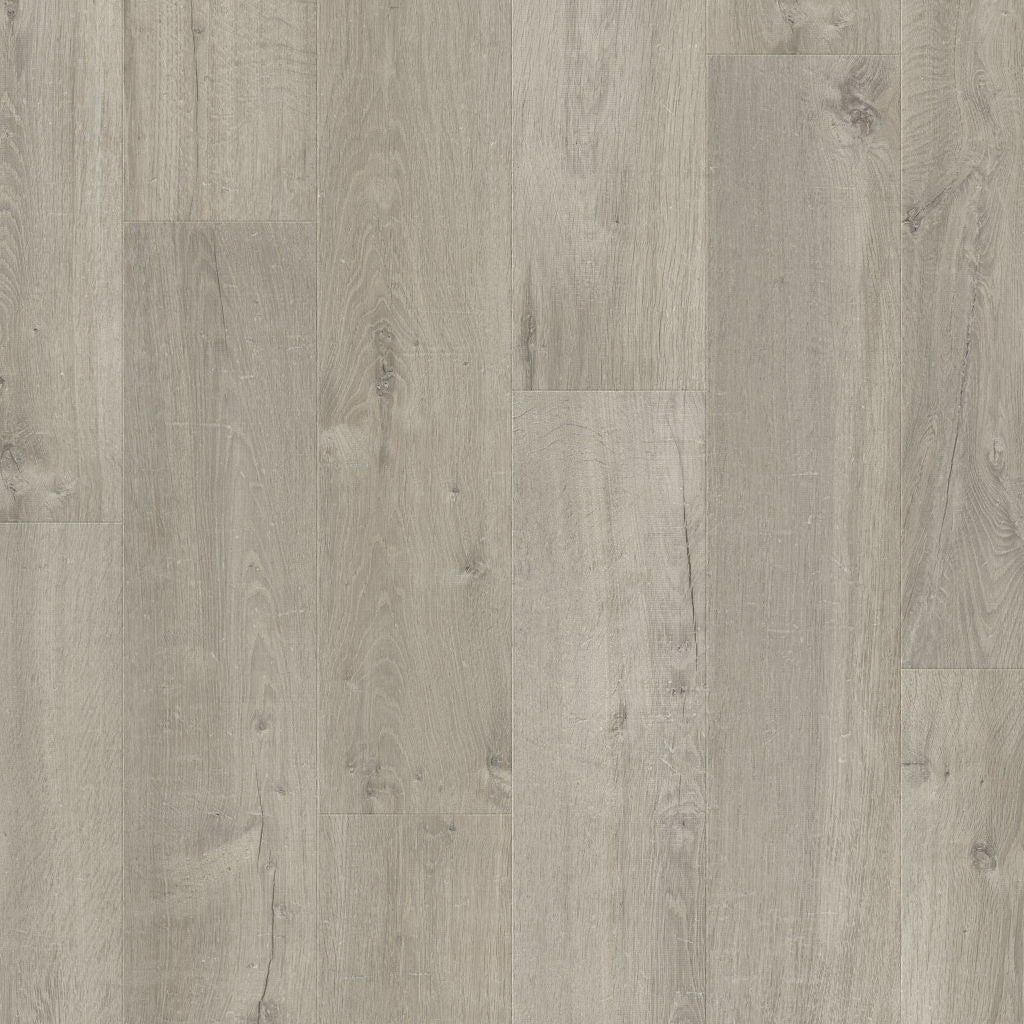 Quick-Step Impressive Ultra Soft Oak Grey IMU3558 12mm Laminate Flooring 9.5mm Laminate Flooring (IMU3558) - Premium Impressive collection featuring oak luxury vinyl tile flooring with waterproof technology and easy click-fit installation