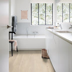 Quick-Step Alpha Bloom – Sea Breeze Oak Beige LVT Flooring (AVMPU40080) - Premium Alpha Bloom collection featuring oak luxury vinyl tile flooring with waterproof technology and easy click-fit installation