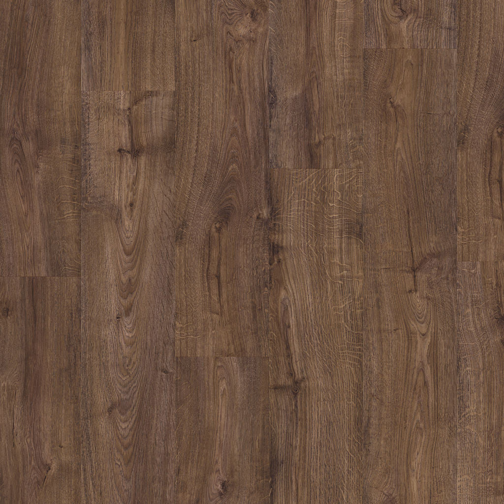 Quick-Step Alpha Bloom – Autumn Oak Chocolate LVT Flooring (AVMPU40199) - Premium Alpha Bloom collection featuring oak luxury vinyl tile flooring with waterproof technology and easy click-fit installation