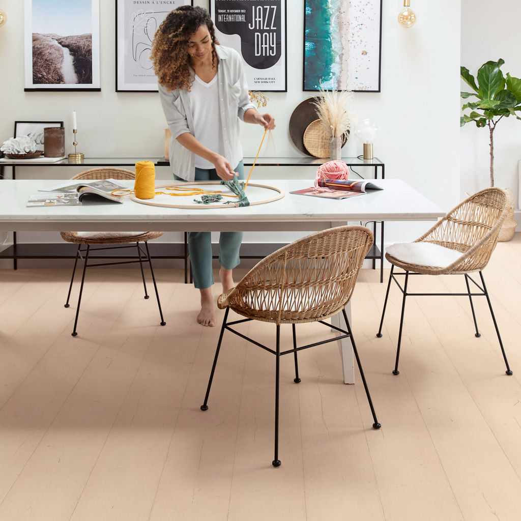 Quick-Step Capture Painted Oak Rose SIG4754 9mm Laminate Flooring (SIG4754) - Premium Quick-Step collection featuring oak luxury vinyl tile flooring with waterproof technology and easy click-fit installation