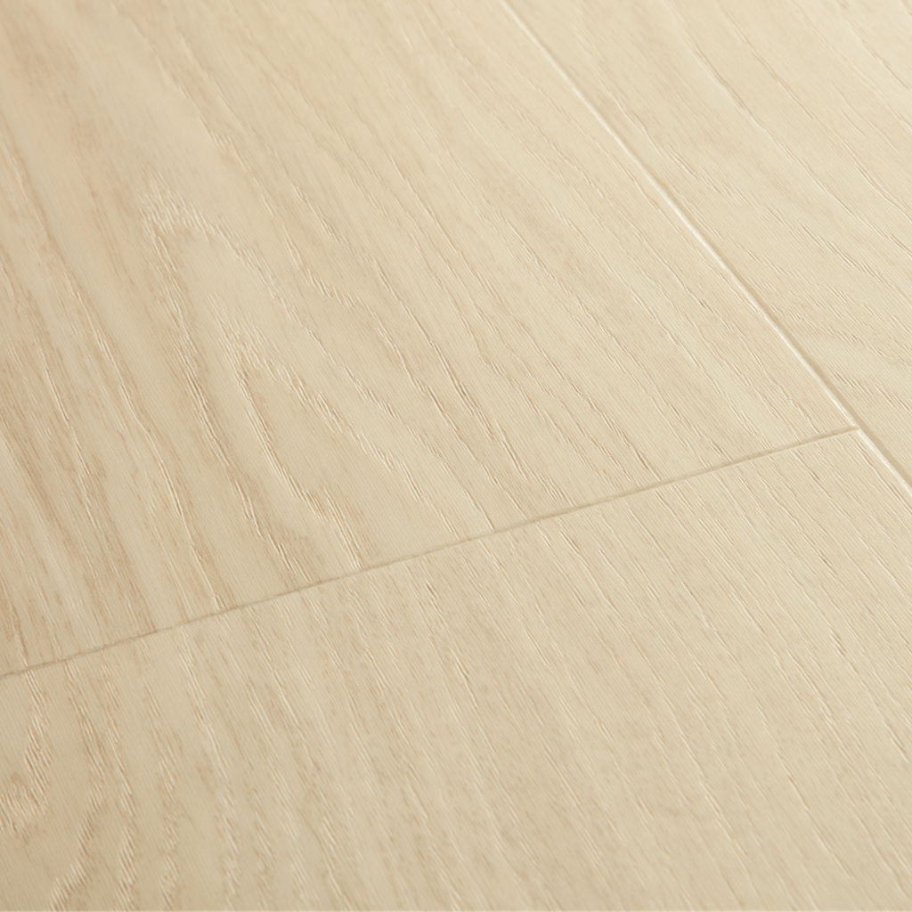 Quick-Step Alpha Bloom – Pure Oak Polar LVT Flooring (AVMPU40099) - Premium Alpha Bloom collection featuring oak luxury vinyl tile flooring with waterproof technology and easy click-fit installation