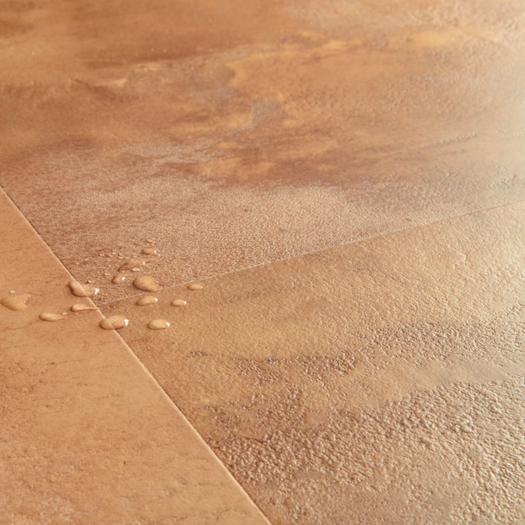 Quick‑Step Muse Terracotta MUS5490 8mm Laminate Flooring (MUS5490) - Premium Quick-Step collection featuring luxury vinyl tile flooring with waterproof technology and easy click-fit installation