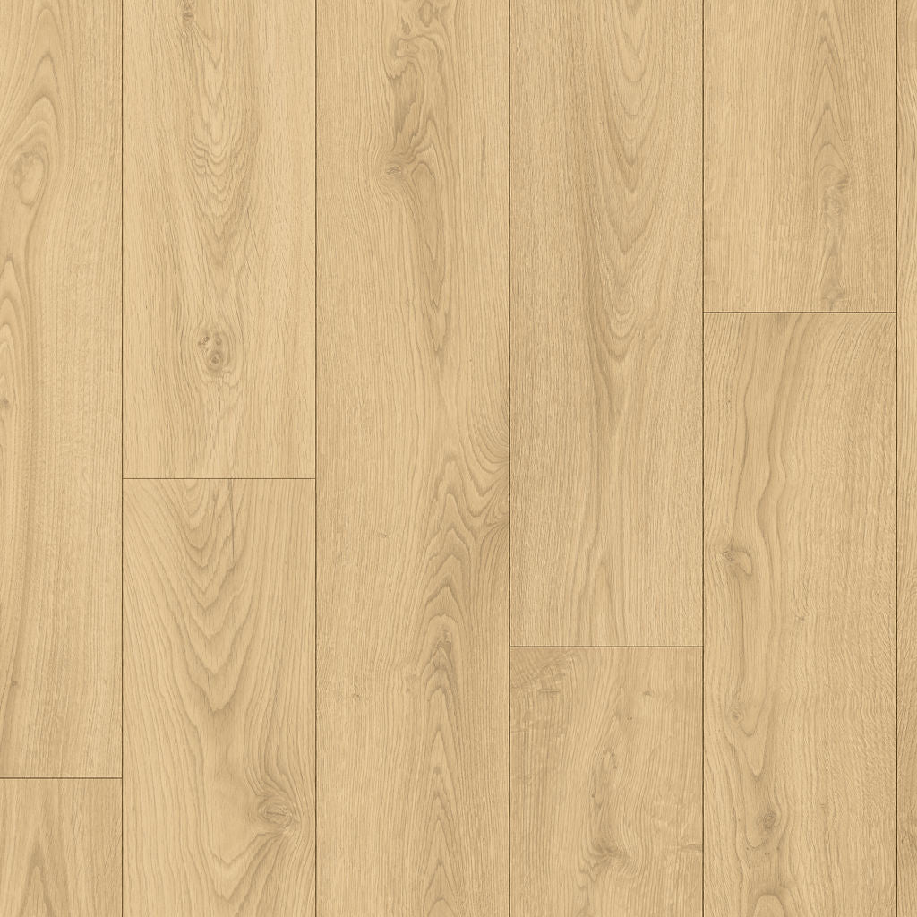 Quick-Step Classic Desert Greige Oak CLM5802 7mm Laminate Flooring (CLM5802) - Premium Quick-Step collection featuring oak luxury vinyl tile flooring with waterproof technology and easy click-fit installation