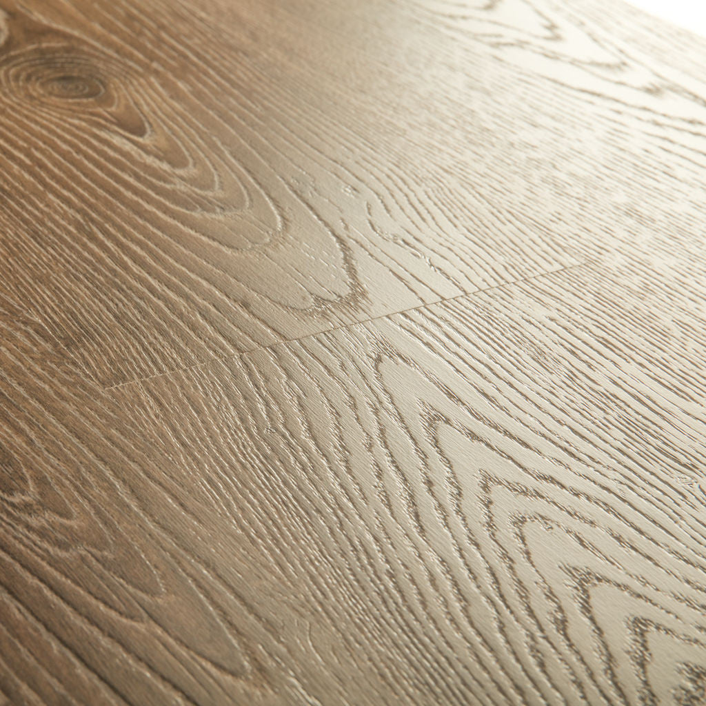 Quick-Step Eligna Newcastle Oak Brown 8mm Laminate Flooring (EL3582) - Premium Quick-Step collection featuring oak luxury vinyl tile flooring with waterproof technology and easy click-fit installation