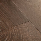 Quick-Step Alpha Bloom – Autumn Oak Chocolate LVT Flooring (AVMPU40199) - Premium Alpha Bloom collection featuring oak luxury vinyl tile flooring with waterproof technology and easy click-fit installation