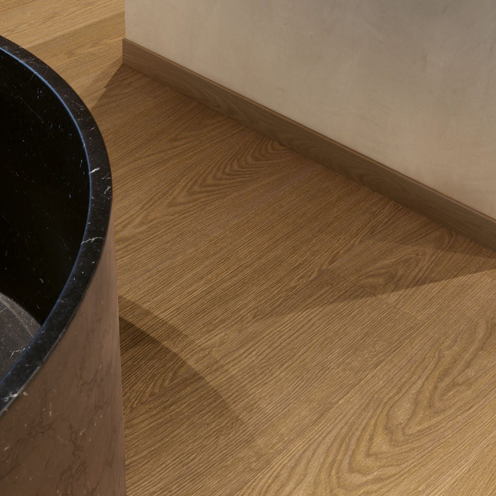 Quick-Step Alpha Vinyl Blos – Cocoa Oak Rigid Vinyl Flooring (AVSPU40279) - Premium Quick-Step collection featuring oak luxury vinyl tile flooring with waterproof technology and easy click-fit installation
