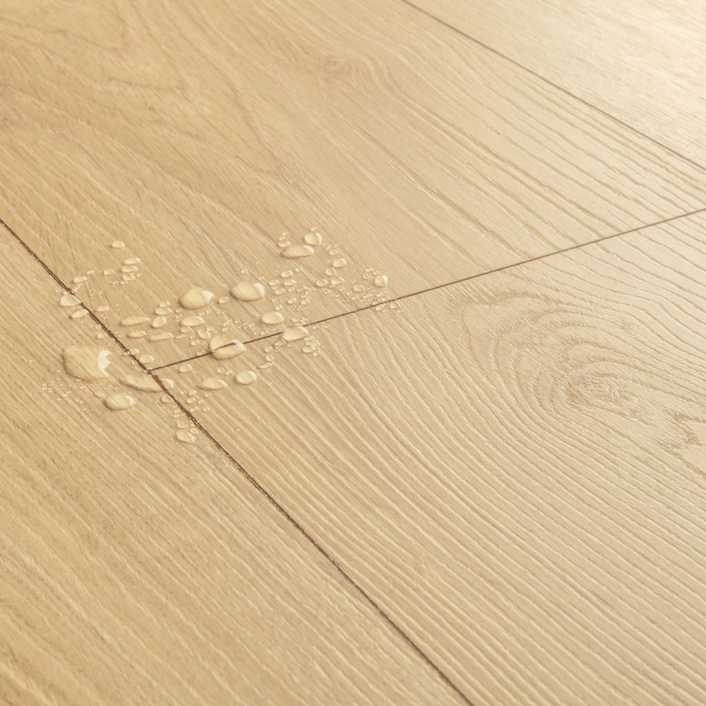 Quick-Step Classic Desert Greige Oak CLM5802 7mm Laminate Flooring (CLM5802) - Premium Quick-Step collection featuring oak luxury vinyl tile flooring with waterproof technology and easy click-fit installation