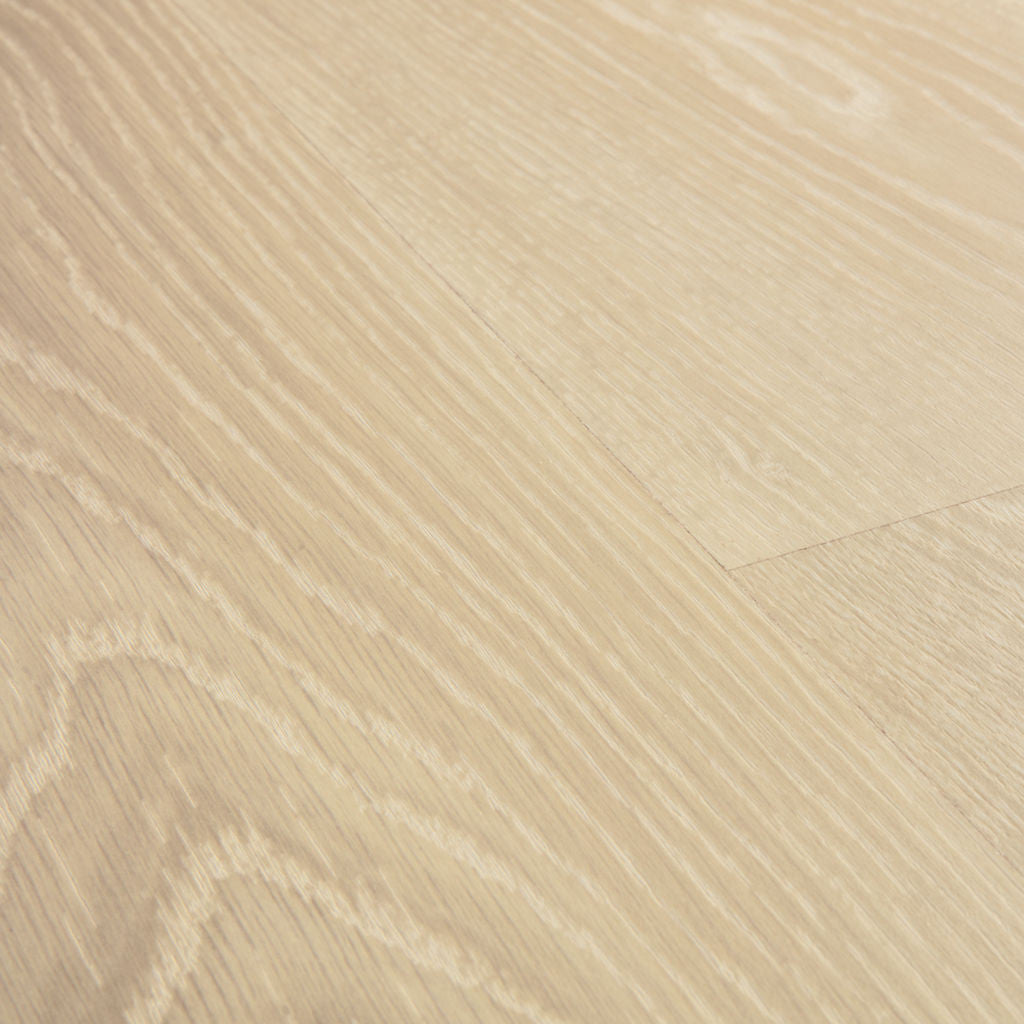 Quick-Step Classic Frosty Beige Oak CLM5799 7mm Laminate Flooring (CLM5799) - Premium Quick-Step collection featuring beige luxury vinyl tile flooring with waterproof technology and easy click-fit installation