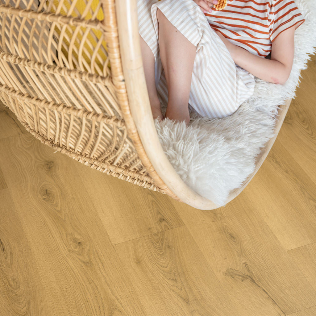 Quick-Step Classic Light Classic Oak CLM5787 8mm Laminate Flooring (CLM5787) - Premium Quick-Step collection featuring oak luxury vinyl tile flooring with waterproof technology and easy click-fit installation