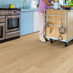 Quick-Step Alpha Vinyl Blos – Coast Oak Beige Rigid Vinyl Flooring (AVSPU40321) - Premium Quick-Step collection featuring oak luxury vinyl tile flooring with waterproof technology and easy click-fit installation