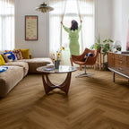 Quick-Step Alpha Vinyl Ciro Botanic Caramel Oak AVHBU40364 - Premium Quick-Step collection featuring oak luxury vinyl tile flooring with waterproof technology and easy click-fit installation