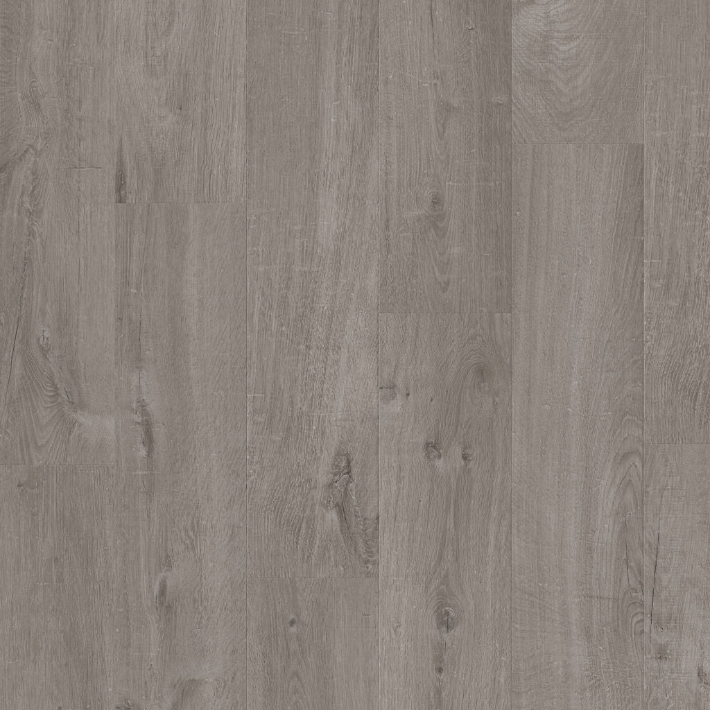 Quick-Step Alpha Bloom – Cotton Oak Cozy Grey LVT Flooring (AVMPU40202) - Premium Alpha Bloom collection featuring oak luxury vinyl tile flooring with waterproof technology and easy click-fit installation