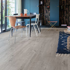 Quick-Step Alpha Bloom – Cotton Oak Cozy Grey LVT Flooring (AVMPU40202) - Premium Alpha Bloom collection featuring oak luxury vinyl tile flooring with waterproof technology and easy click-fit installation
