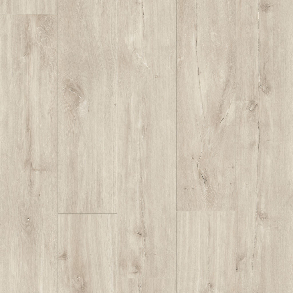 Quick-Step Alpha Vinyl Blos – Canyon Oak Beige Rigid Vinyl Flooring (AVSPU40038) - Premium Quick-Step collection featuring oak luxury vinyl tile flooring with waterproof technology and easy click-fit installation
