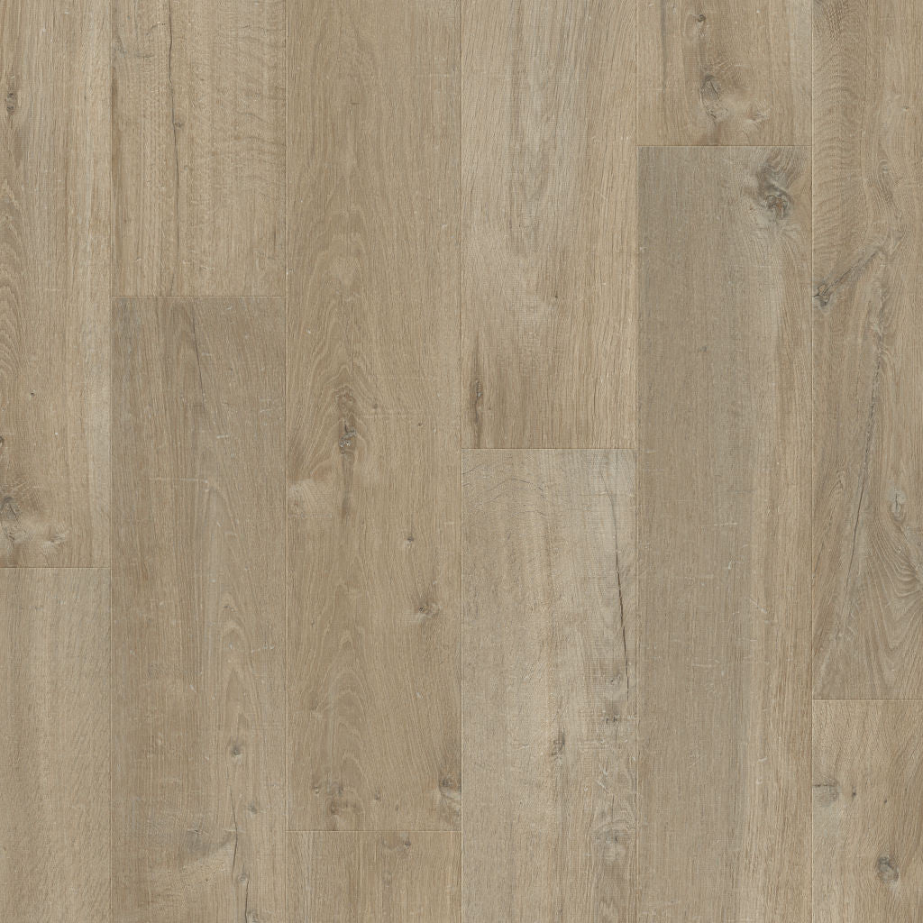 Quick-Step Impressive Ultra Soft Oak Light Brown IMU3557 12mm Laminate Flooring 9.5mm Laminate Flooring (IMU3557) - Premium Impressive collection featuring oak luxury vinyl tile flooring with waterproof technology and easy click-fit installation