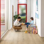Quick‑Step Majestic Desert Oak Light Natural 9.5mm Laminate Flooring (MJ3550) - Premium Quick-Step collection featuring oak luxury vinyl tile flooring with waterproof technology and easy click-fit installation