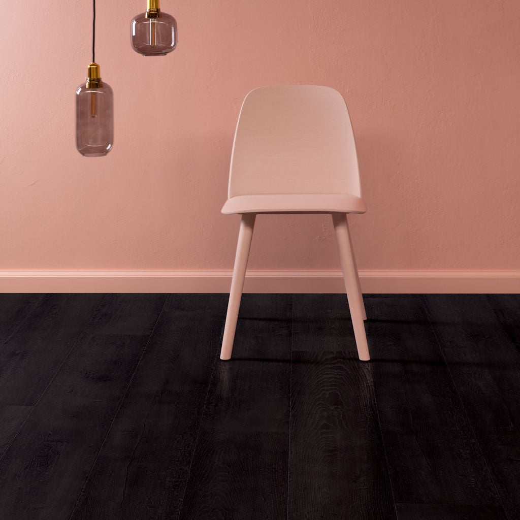 Quick-Step Capture Painted Oak Black SIG4755 9mm Laminate Flooring (SIG4755) - Premium Quick-Step collection featuring oak luxury vinyl tile flooring with waterproof technology and easy click-fit installation