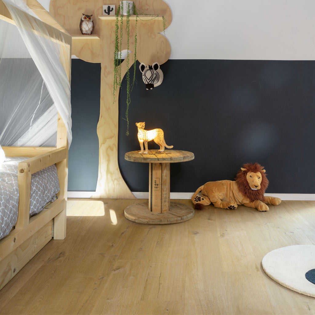 Quick-Step Alpha Bloom – Cotton Oak Deep Natural LVT Flooring (AVMPU40203) - Premium Alpha Bloom collection featuring oak luxury vinyl tile flooring with waterproof technology and easy click-fit installation