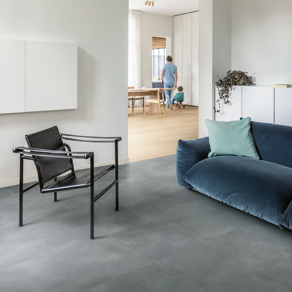 Quick-Step Alpha Vinyl Illume Soft Sky AVMTU40325 - Premium Quick-Step collection featuring luxury vinyl tile flooring with waterproof technology and easy click-fit installation