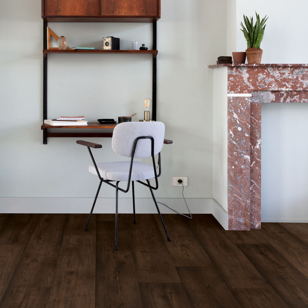 Quick-Step Capture Waxed Oak Brown SIG4756 9mm Laminate Flooring (SIG4756) - Premium Quick-Step collection featuring oak luxury vinyl tile flooring with waterproof technology and easy click-fit installation