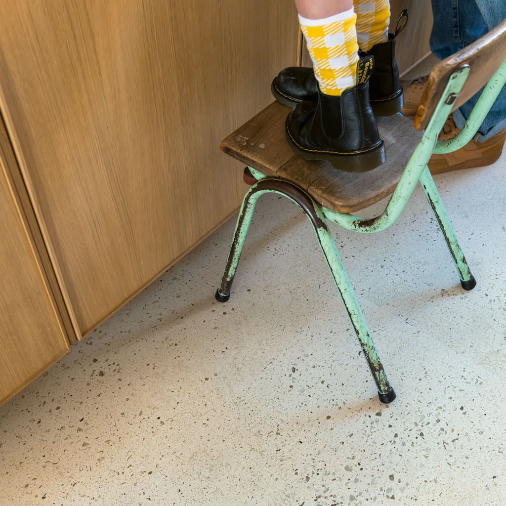 Quick-Step Alpha Vinyl Illume Pebble Concrete AVMTU40276 - Premium Quick-Step collection featuring luxury vinyl tile flooring with waterproof technology and easy click-fit installation