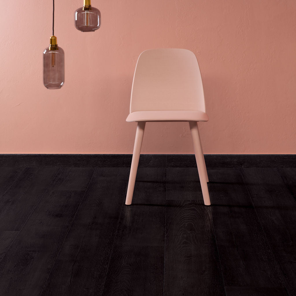 Quick-Step Capture Painted Oak Black SIG4755 9mm Laminate Flooring (SIG4755) - Premium Quick-Step collection featuring oak luxury vinyl tile flooring with waterproof technology and easy click-fit installation