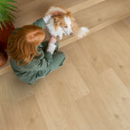 Quick-Step Alpha Vinyl Blos – Coast Oak Beige Rigid Vinyl Flooring (AVSPU40321) - Premium Quick-Step collection featuring oak luxury vinyl tile flooring with waterproof technology and easy click-fit installation