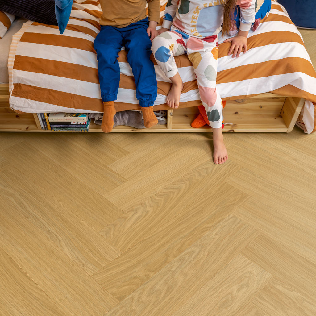 Quick-Step Alpha Vinyl Ciro Pure Oak Honey AVHBU40360 - Premium Quick-Step collection featuring oak luxury vinyl tile flooring with waterproof technology and easy click-fit installation