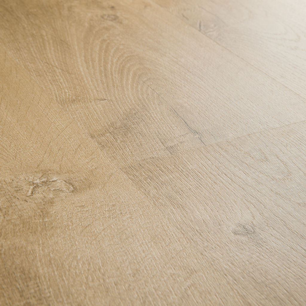Quick-Step Eligna Venice Oak Natural 8mm Laminate Flooring (EL3908) - Premium Quick-Step collection featuring oak luxury vinyl tile flooring with waterproof technology and easy click-fit installation