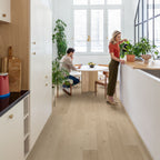Quick-Step Alpha Vinyl Blos – Coast Oak Sand Rigid Vinyl Flooring (AVSPU40322) - Premium Quick-Step collection featuring oak luxury vinyl tile flooring with waterproof technology and easy click-fit installation