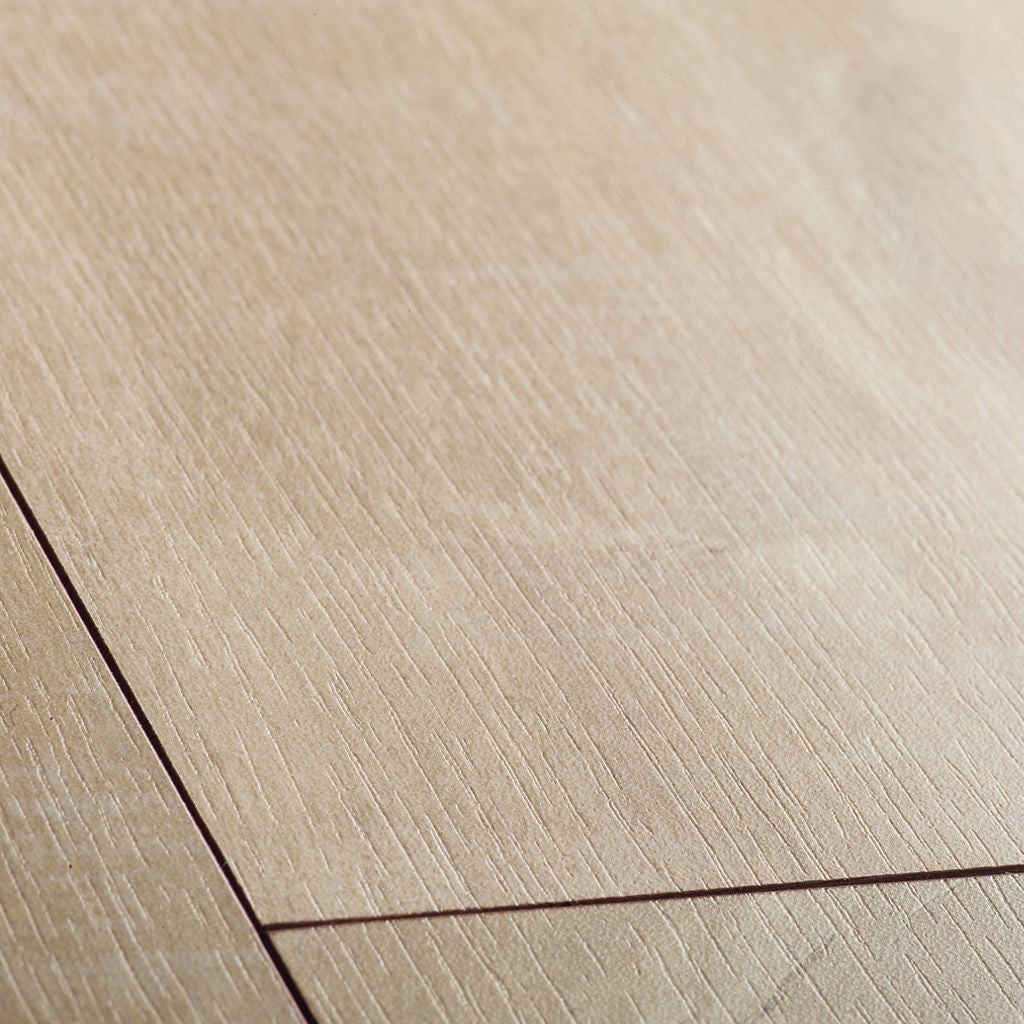 Quick-Step Classic Havana Oak Natural with Saw Cuts CLM1656 7mm Laminate Flooring (CLM1656) - Premium Quick-Step collection featuring oak luxury vinyl tile flooring with waterproof technology and easy click-fit installation