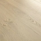 Quick-Step Classic Sandy Beige Oak CLM5791 8mm Laminate Flooring (CLM5791) - Premium Quick-Step collection featuring beige luxury vinyl tile flooring with waterproof technology and easy click-fit installation