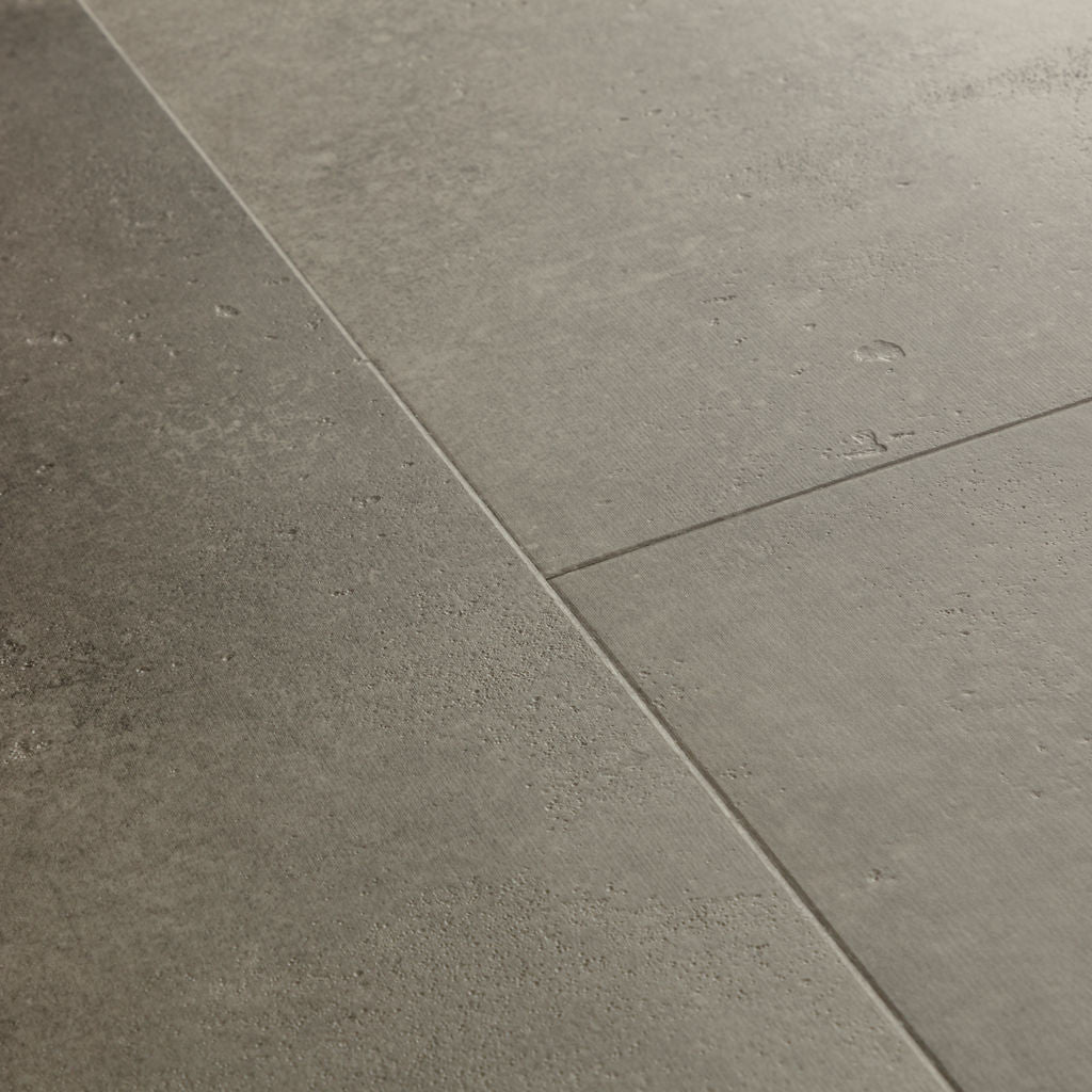 Quick-Step Alpha Vinyl Illume Cloudy Concrete AVMTU40273 - Premium Quick-Step collection featuring luxury vinyl tile flooring with waterproof technology and easy click-fit installation