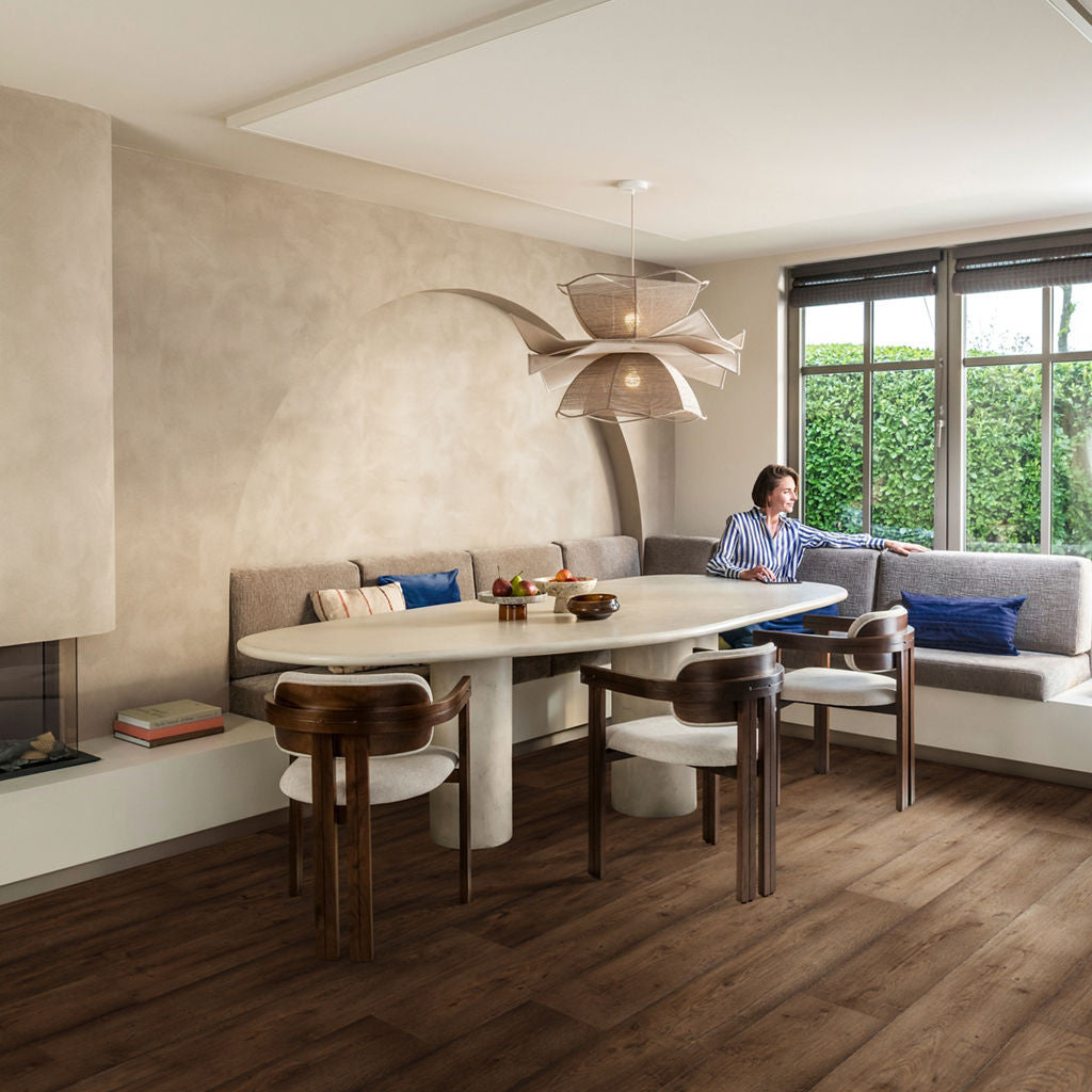 Quick-Step Capture Waxed Oak Brown SIG4756 9mm Laminate Flooring (SIG4756) - Premium Quick-Step collection featuring oak luxury vinyl tile flooring with waterproof technology and easy click-fit installation