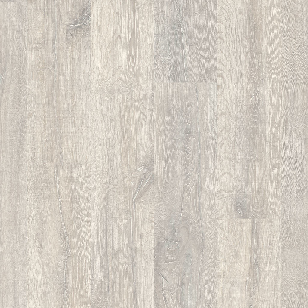Quick-Step Classic Reclaimed White Patina Oak 8mm Laminate Flooring (CL1653) - Premium Quick-Step collection featuring white luxury vinyl tile flooring with waterproof technology and easy click-fit installation