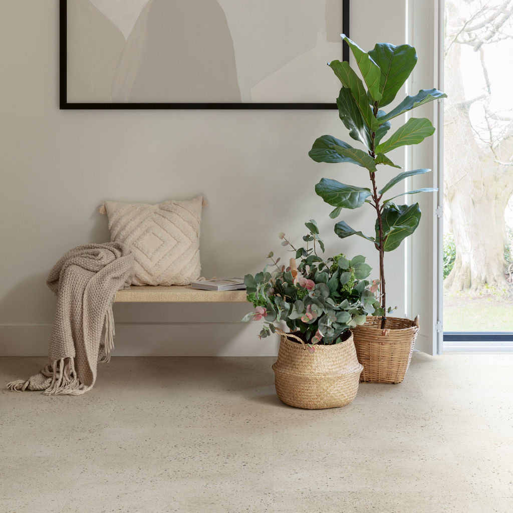 Quick-Step Alpha Vinyl Illume Oyster Concrete AVMTU40275 - Premium Quick-Step collection featuring luxury vinyl tile flooring with waterproof technology and easy click-fit installation