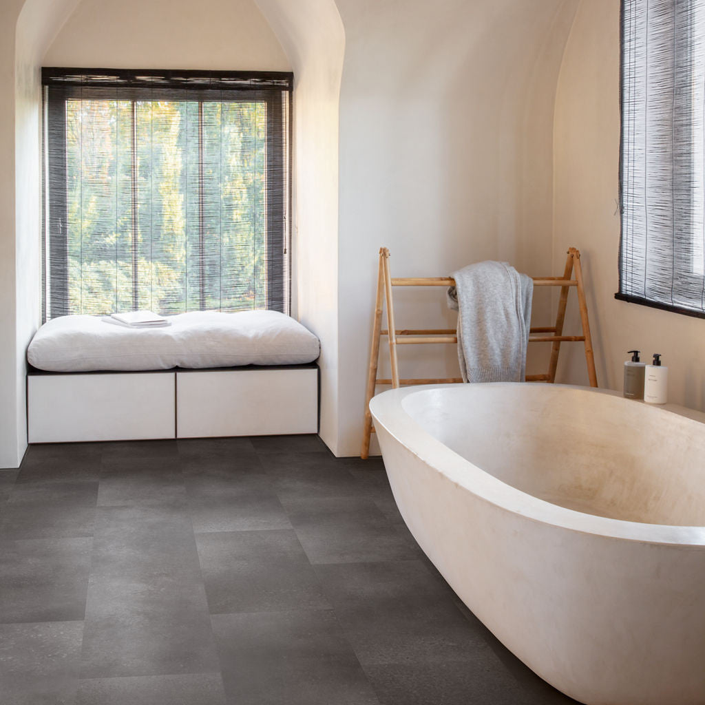 Quick-Step Alpha Vinyl Oro Volcanic Rock AVSTU40231 - Premium Quick-Step collection featuring luxury vinyl tile flooring with waterproof technology and easy click-fit installation