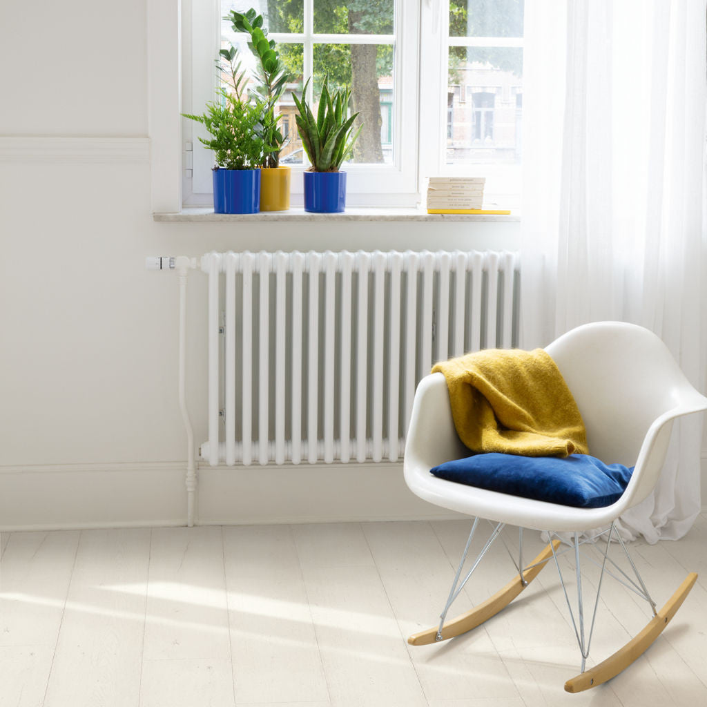 Quick-Step Capture Painted Oak White SIG4753 9mm Laminate Flooring (SIG4753) - Premium Quick-Step collection featuring oak luxury vinyl tile flooring with waterproof technology and easy click-fit installation