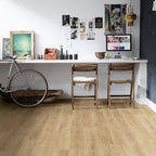 Quick-Step Eligna Venice Oak Natural 8mm Laminate Flooring (EL3908) - Premium Quick-Step collection featuring oak luxury vinyl tile flooring with waterproof technology and easy click-fit installation