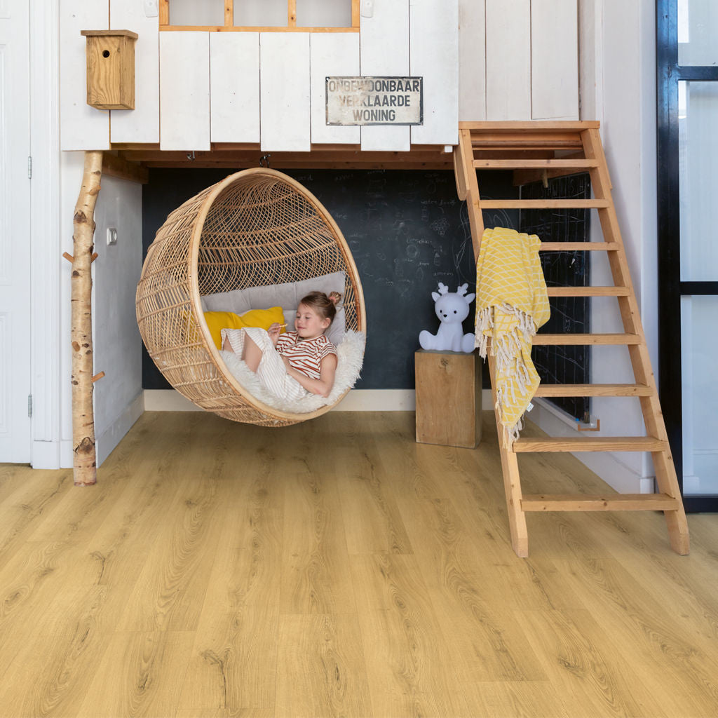 Quick-Step Classic Light Classic Oak CLM5787 8mm Laminate Flooring (CLM5787) - Premium Quick-Step collection featuring oak luxury vinyl tile flooring with waterproof technology and easy click-fit installation