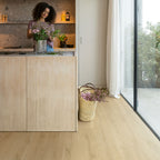 Quick-Step Alpha Bloom – Botanic Beige LVT Flooring (AVMPU40236) - Premium Alpha Bloom collection featuring beige luxury vinyl tile flooring with waterproof technology and easy click-fit installation