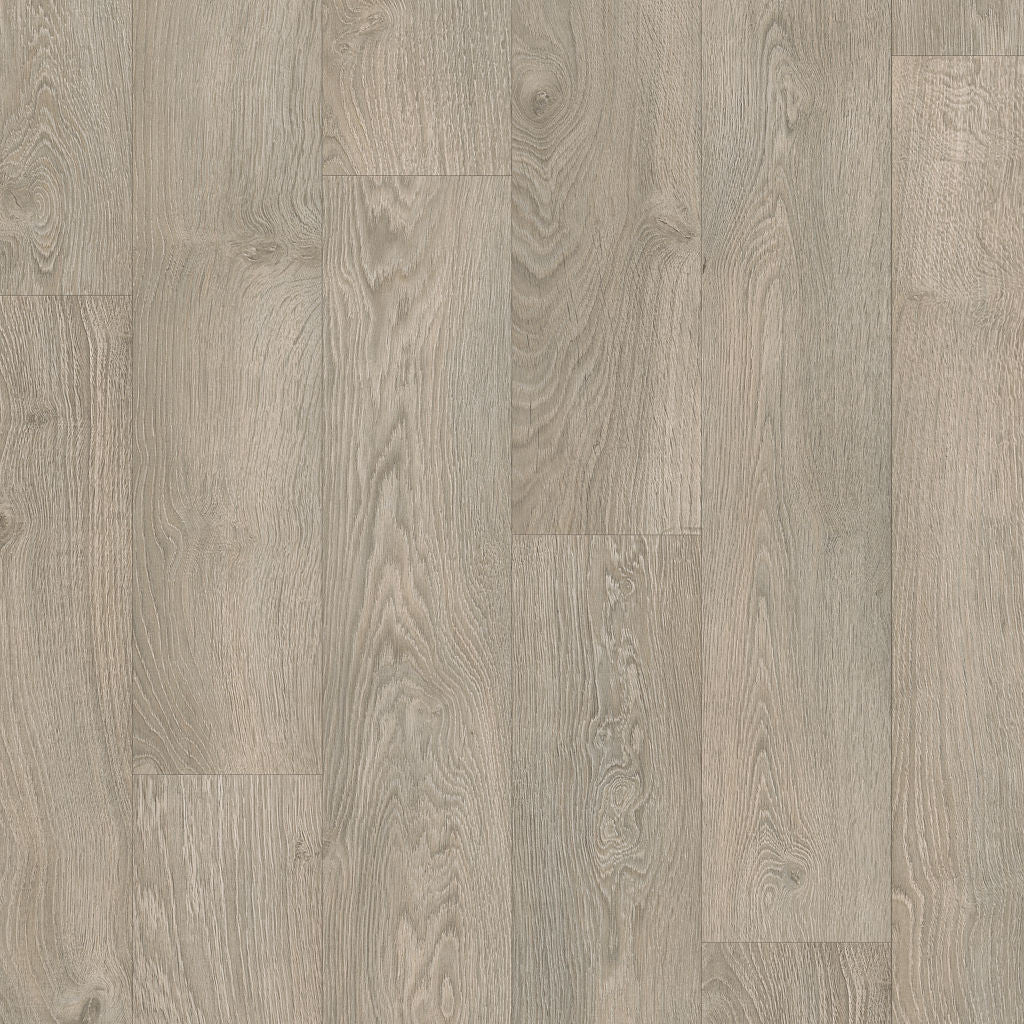 Quick-Step Classic Old Oak Light Grey CLM1405 8mm Laminate Flooring (CLM1405) - Premium Quick-Step collection featuring oak luxury vinyl tile flooring with waterproof technology and easy click-fit installation